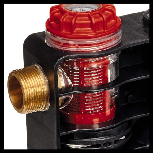 Einhell Gartenpumpe GE-GP 1246 N FS (1.200 Watt, 4.6 l/h, 5 bar Förderdruck, Wasserfüll-/Schmutz-/Sauganzeige, Trockenlaufsicherung, Brüh-/Thermoschutz, Flow-Sensor m. LED, Rückschlagventil) – Bild 5