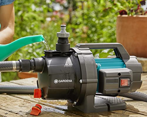 Gardena Gartenpumpe 3700/4 P Basic: Bewässerungspumpe mit 3700 l/h Fördermenge, Leistung 800 W, langlebig dank Edelstahlwelle, Kunststoffgehäuse, Regneranschluss möglich (9015-47) – Bild 4