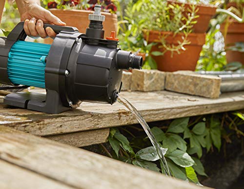 Gardena Gartenpumpe 3700/4 P Basic: Bewässerungspumpe mit 3700 l/h Fördermenge, Leistung 800 W, langlebig dank Edelstahlwelle, Kunststoffgehäuse, Regneranschluss möglich (9015-47) – Bild 5