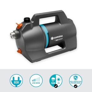 Alternative view of Gardena Gartenpumpe 4200 Silent: Sehr leise, innovative Bewässerungspumpe, Fördermenge 4200 l/h, 600 W Motor, 3,9 bar, wasserfest, stromsparend (9054-20)