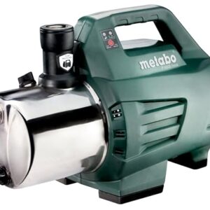 metabo Gartenpumpe P 6000 INOX (600966000) Karton, Nennaufnahmeleistung: 1300 W, Max. Fördermenge: 6000 l/h, Max. Förderhöhe: 55 m