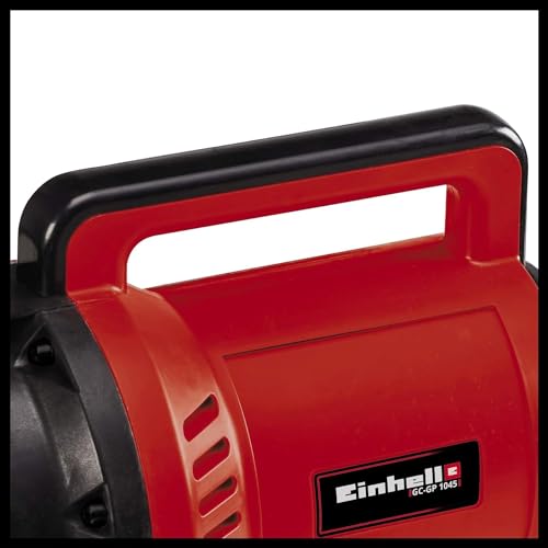 Einhell Gartenpumpe GC-GP 1045 (1.050 W, max. 4500 L/h, max. Förderhöhe 48 m, Wasserfüllanzeige, Wassereinfüllöffnung /-ablassschraube, Frostschutz, Thermoschutz) – Bild 7
