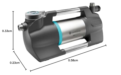 Gardena Gartenpumpe 5600 Silent : Sehr leise, innovative Bewässerungspumpe, Fördermenge 5600 l/h, 900 W Motor, 4,7 bar, wasserfest, stromsparend (9057-20) – Bild 3