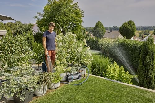Gardena Gartenpumpe 6500 SilentComfort: Extra leise Bewässerungspumpe via App steuerbar, Fördermenge 6500 l/h, Trockenlaufsicherung, rostfreier Edelstahl, stromsparend und wasserfest (9059-20) – Bild 6