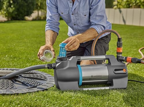Gardena Gartenpumpe 6500 SilentComfort: Extra leise Bewässerungspumpe via App steuerbar, Fördermenge 6500 l/h, Trockenlaufsicherung, rostfreier Edelstahl, stromsparend und wasserfest (9059-20) – Bild 7