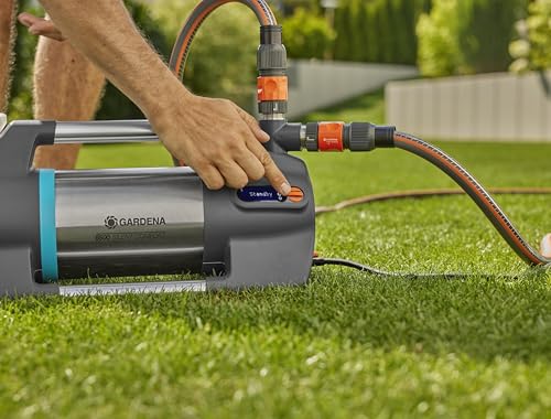 Gardena Gartenpumpe 6500 SilentComfort: Extra leise Bewässerungspumpe via App steuerbar, Fördermenge 6500 l/h, Trockenlaufsicherung, rostfreier Edelstahl, stromsparend und wasserfest (9059-20) – Bild 9