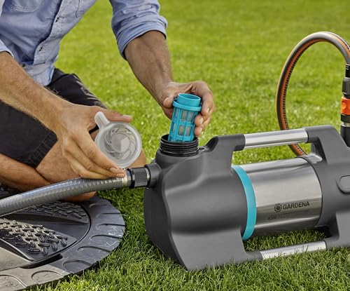 Gardena Gartenpumpe 6300 SilentComfort: Extra leise Bewässerungspumpe via App steuerbar, Fördermenge 6300 l/h, Trockenlaufsicherung, rostfreier Edelstahl, stromsparend und wasserfest (9058-20) – Bild 9