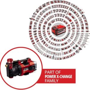 Alternative view of Einhell Akku-Gartenpumpe AQUINNA 18/30 F LED Power X-Change (18 V, maximal 3000 L/h Fördermenge, 2 Akku-Steckplätze, doppelte Laufzeit, ECO-/BOOST-Modus, Vorfilter, ohne Akku)