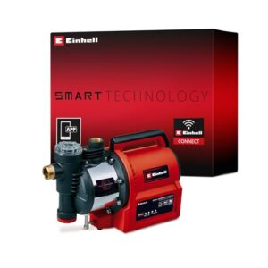 Einhell Automatische Gartenpumpe GE-AW 1144 SMART (Smart Garden, App, Bewässerung per Zeitplan / smart mit KI Wetterdaten, 4400 L/h Fördermenge, max. 48 m Förderhöhe, Vorfilter)