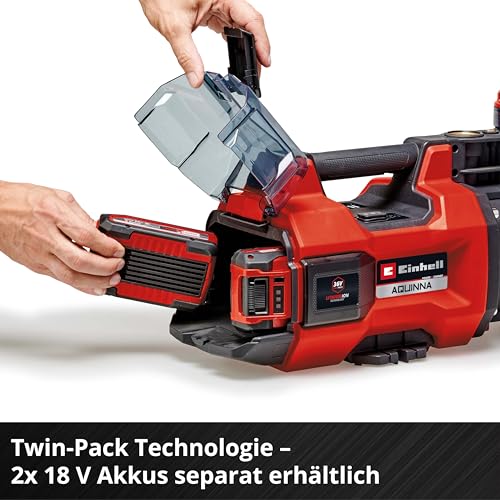 Einhell Akku-Gartenpumpe AQUINNA 36/34 Power X-Change (36 V, max. 3400 L/h Fördermenge, max. 37 m Förderhöhe, Leistungsstufenschalter, Überlast- & Frostschutz, ohne Akku) – Bild 8