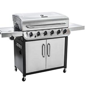 Char-Broil Convective 640 S XL - 6 Brenner Gasgrill mit Seitenbrenner, Edelstahl