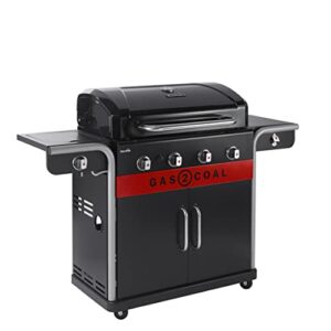 Alternative view of Char-Broil Gasgrill Gas2Coal 2.0 440 - 4 Brenner Hybridgrill, 2 Patentierte Holzkohleschalen, 2 Große Türen - Ideal für draußen, Garten, Terrasse