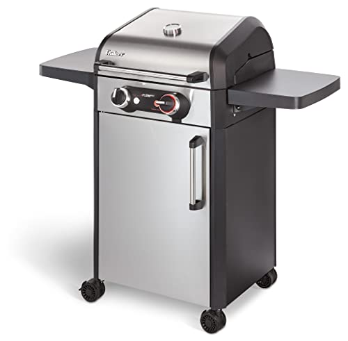 Enders Elektrogrill eFLOW PRO 2 TURBO, mit Gussrost SWITCH GRID, TURBO ZONE für heiße Temperaturen, SIMPLE CLEAN Reinigungssystem, Aluguss-Seitenteile an Garhaube und Brennkammer, Grillwagen #97106