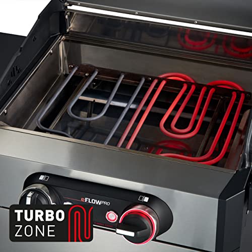 Enders Elektrogrill eFLOW PRO 2 TURBO, mit Gussrost SWITCH GRID, TURBO ZONE für heiße Temperaturen, SIMPLE CLEAN Reinigungssystem, Aluguss-Seitenteile an Garhaube und Brennkammer, Grillwagen #97106 – Bild 3