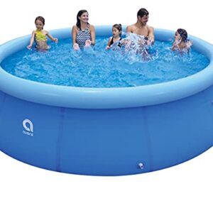 Avenli Familienpool 366 x 91 cm - Aufstellpool Ohne Pumpe, Blau, Rund - Schwimmbecken für Familien & Kinder