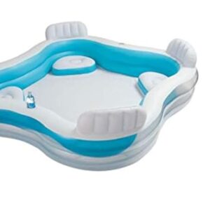 Intex Kinderpool Swim-Center Family Lounge Pool, Mehrfarbig, 229 x 229 x 66 cm