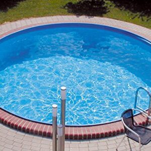 MyPool Rundbecken-Poolset Premium Ø 350 x 120 cm Halbhochbecken Sandfilteranlage
