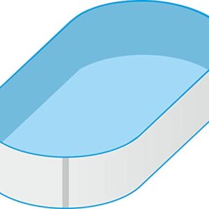 Trendpool Pool Schwimmbecken Oval Ovalpool 4,90 x 3,00 x 1,20m IH 0,8mm