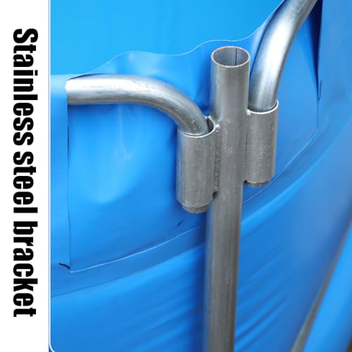 Kreisschwimmbad faltend Kunststoff Wassertank Mehrzweck Leinwand Fischteich Durchmesser 1m-3m – Bild 5