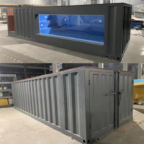 CMOLVUR Outdoor Große Größe FRP 6,1 m 12,2 m Fiberglas vorgefertigtes Pool-Design oberirdischer Versandbehälter Schwimmen – Bild 2