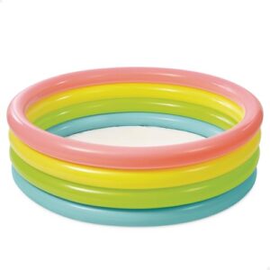 Intex 56441NP - Aufblasbarer Pool Sunset Glow, Vier Ringe, Vinyl, Mehrfarbig, 168x46 cm