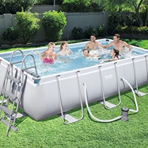 Alternative view of Bestway Power Steel Rectangular Frame Pool Set (404x201x100 cm), Stahlrahmenpool Set mit Filterpumpe