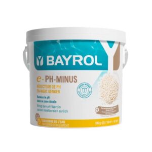 BAYROL e-pH-Minus Granulat 6 kg- senkt schnell & effektiv einen zu hohen pH Wert im Pool - einfache Dosierung direkt ins Wasser - enthält Dosierbecher - pH Senker - pH Regulierung Pool