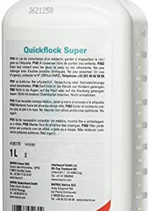 Alternative view of BAYROL Quickflock Super 1 L - Flockungsmittel Pool Sandfilter, flüssig - Sehr schneller Klarmach-Effekt für besonders trübes Poolwasser - Wasserreiniger Pool - Klarmacher Pool Reinigungsmittel