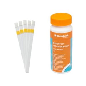 STEINBACH Quicktest Streifen für pH-Wert und freies Chlor, 50 Stück, 079020