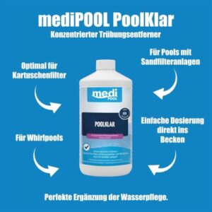 Alternative view of mediPOOL PoolKlar 1 L