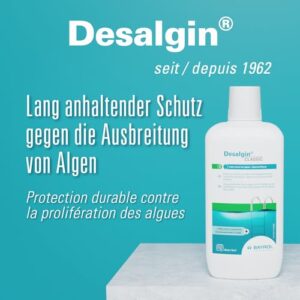 Alternative view of BAYROL Desalgin CLASSIC 1L - Algenmittel Pool flüssig - Algenverhüter zur Verhinderung von Algen im Pool - Effektiver Algenschutz mit Klareffekt - Algizid für Pool ohne Kupfersulfat