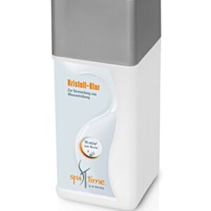 SpaTime by BAYROL - Kristall-Klar 1 L - Konzentrierter Klareffekt - verhindert Wassertrübungen und sorgt für kristallklares Wasser - für alle Filterarten, Grau