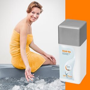 Alternative view of SpaTime by BAYROL - Kristall-Klar 1 L - Konzentrierter Klareffekt - verhindert Wassertrübungen und sorgt für kristallklares Wasser - für alle Filterarten, Grau