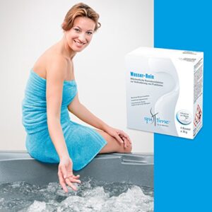 Alternative view of SpaTime by BAYROL - Wasser-Rein 4 x 35 g vordosierte Beutel - wöchentliche Basisdesinfektion für kristallklares - verhindert Desinfektionslücken und bietet zusätzlichen Hygieneschutz, Weiß