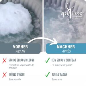 Alternative view of SpaTime by BAYROL - Schaum-Ex 1 L - Whirlpool Entschäumer - Whirlpool Schaum Entferner - Schnelle Wirkung - Antischaummittel Whirlpool Reiniger