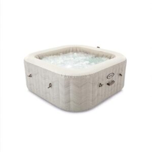 Intex PureSpa Chevron Deluxe, aufblasbar, quadratisch, 4 Plätze, 140 Düsen, PVC, mehrfarbig, 175 x 175 x 71 cm