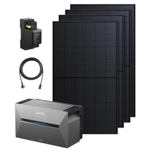 Anker SOLIX Balkonkraftwerk mit Speicher, Solarbank 3 E2700 Pro (2680Wh), bis zu 16kWh Kapazität, 4× 500W Solarpanels, 4 MPPTs (3600W), 1200W bidirektionales Laden, Anker Intelligence, Plug&Play