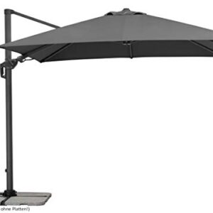 Schneider Sonnenschirm RHODOS TWIST ca. 300 x 300 cm anthrazit, Anthracite