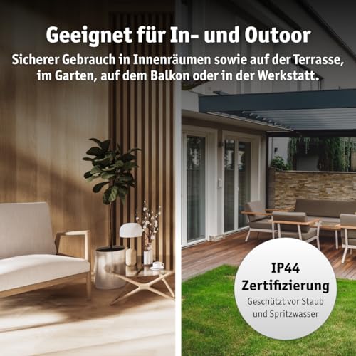 WALTER Professional Infrarot Standheizstrahler 2000 W, Hightech Wärmestrahler für Garten und Terrasse, Infrarot Heizstrahler, energieeffiziente Karbon-Infrarot Technologie, mit Fernbedienung – Bild 7