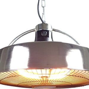 Aktobis Decken-Heizstrahler, Balkonheizer, Zeltheizer WDH-210S (Silbergrau bis 2.100 Watt Geringe Blendwirkung)