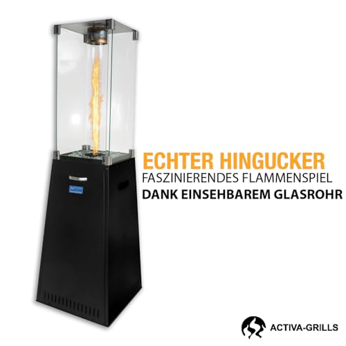 ACTIVA Heizstrahler Terrasse Yellow Stone I Premium Heizstrahler inkl. Duran Schott Glasröhre I Leistungsstarker Heizpilz für Wärme auf Abruf – Bild 2