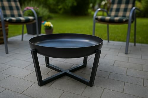 SOUK ONE Feuerschale Madrid 100 cm, Feuerschale - Feuerstelle für den Garten, Funkenschutz, Terrasse und Balkon, Feuertonne und Feuerkorb (Ø 100cm Madrid) – Bild 5