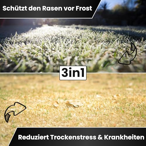 Greenyp Herbstrasendünger Langzeit (20kg / 600m²) I mit 90 Tage Langzeitwirkung extra Kalium I macht den Rasen Winterfest & Tiefgrün I Herbstdünger Rasen Rasendünger Herbst – Bild 5
