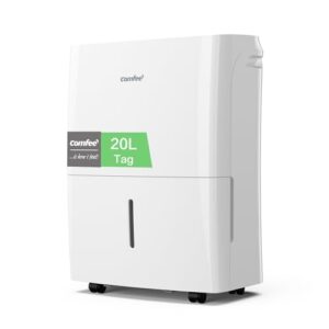 Comfee Luftentfeuchter 20L/24h,Raumgröße ca.100m³(40m²),APP-fähig,Smart modu,Timer 24H,Wassertank 3L,Gegen Feuchtigkeit,MDDF-20DEN7-WF