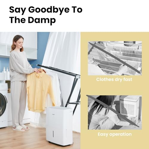 Comfee Luftentfeuchter 20L/24h,Raumgröße ca.100m³(40m²),APP-fähig,Smart modu,Timer 24H,Wassertank 3L,Gegen Feuchtigkeit,MDDF-20DEN7-WF – Bild 6