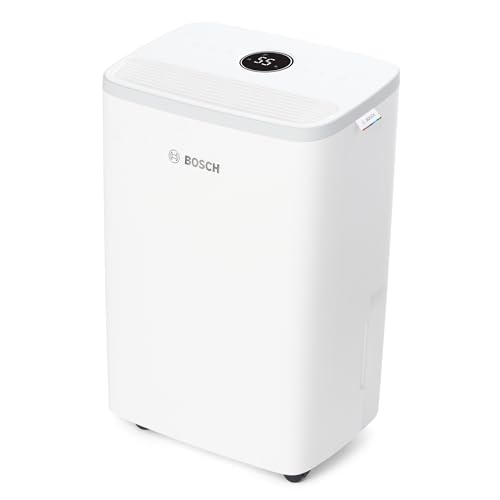 Bosch Dry 2000 Luftentfeuchter - Einfach. Effizient. Leise. - Für Räume bis zu 24 m² - Ideal für Deine Wohnung die schnelle Trocknung Deiner Wäsche