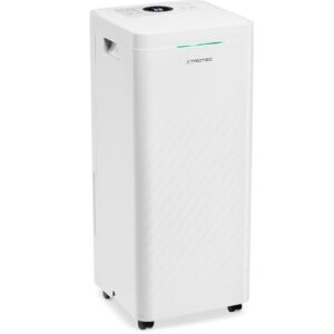 TROTEC Luftentfeuchter elektrisch TTK 64 HEPA – Leistung 24 L/Tag – Fläche 50 m² / 125 m³ – 2in1 Luftreiniger mit HEPA Filter