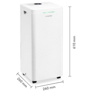 Alternative view of TROTEC Luftentfeuchter elektrisch TTK 64 HEPA – Leistung 24 L/Tag – Fläche 50 m² / 125 m³ – 2in1 Luftreiniger mit HEPA Filter