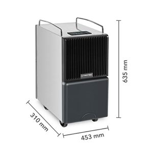 Alternative view of TROTEC Luftentfeuchter elektrisch TTK 122 E – Leistung 40 L/Tag – Fläche 120 m² / 300 m³ – mit Autoabschaltung – geeignet für große Räume, Keller und Garage