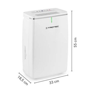 Alternative view of TROTEC Luftentfeuchter elektrisch TTK 72 E – Leistung 24 L/Tag – Fläche 50 m² / 125 m³ – mit Autoabschaltung – für Wohnung und Schlafzimmer